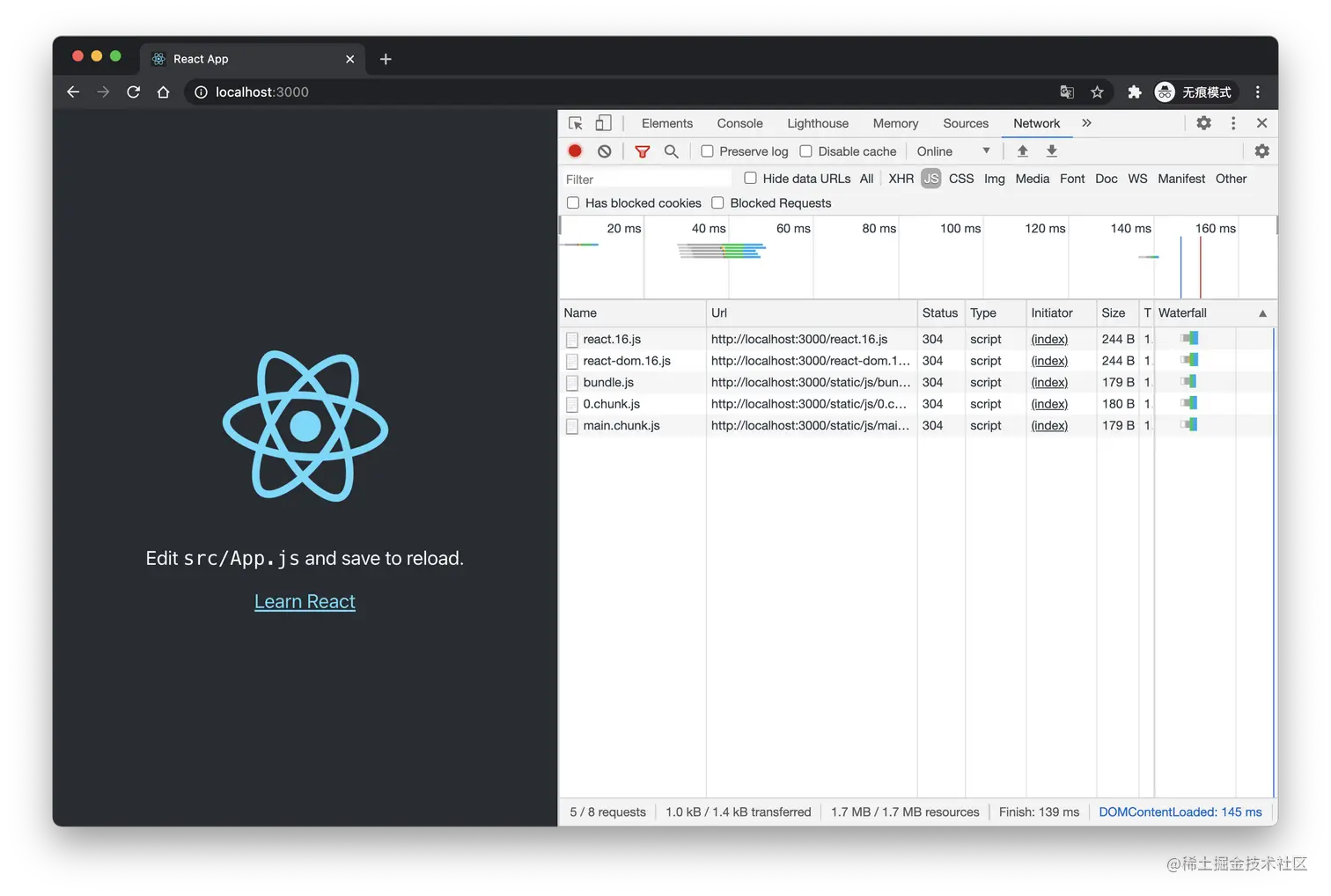 React App