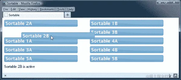对可排序事件的反应