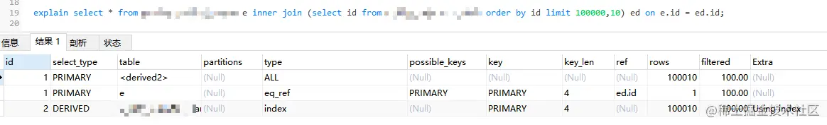 MySQL 一个分页查询的优化，MySQL优化学习第4天