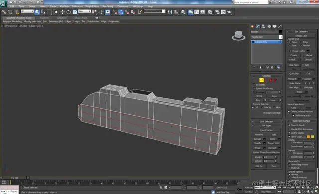 3D 工作室最大建模教程未来派螺栓枪