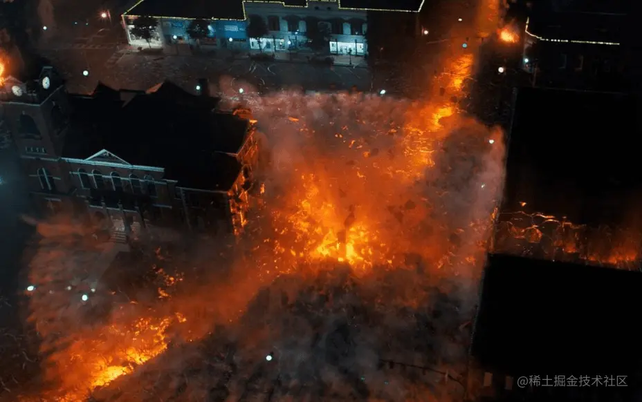 特效去营造出裂缝移动的效果