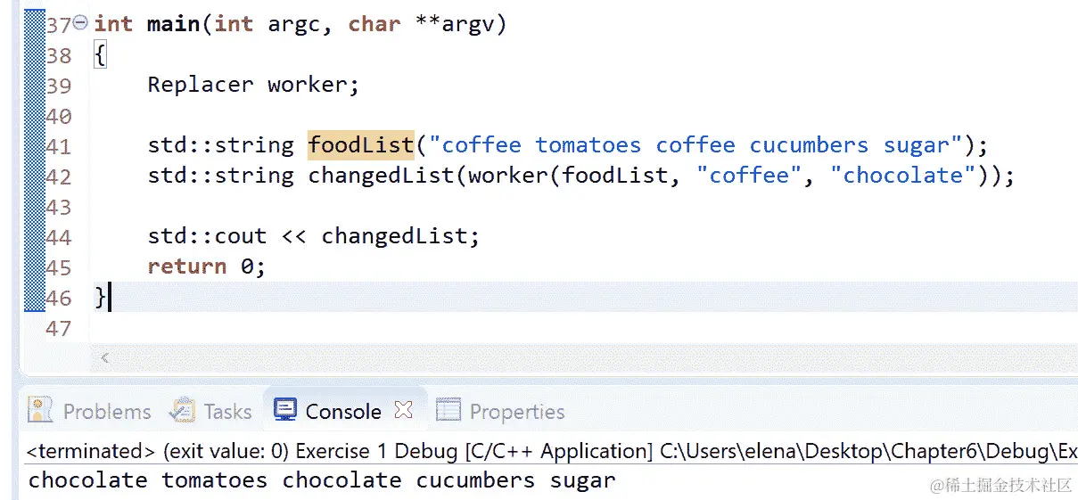 图 6.8：执行练习 3 的结果