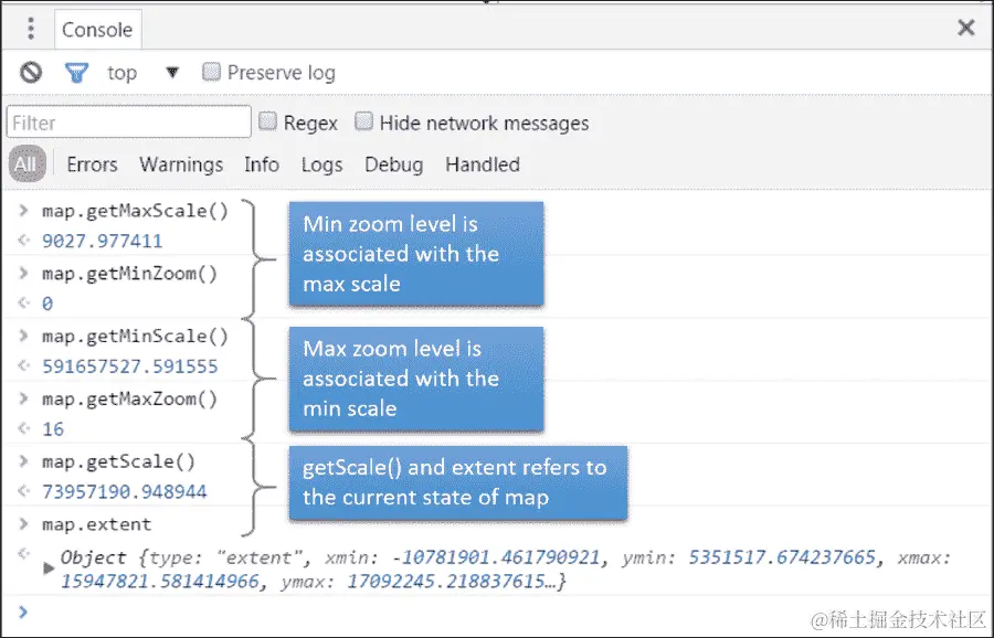 获取当前地图范围