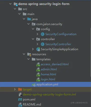 SpringSecurity学习-表单登录的入门案例
