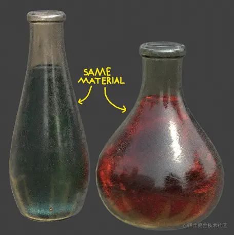 通过物体信息节点，同一材质得出不同效果 - 瑞云渲染