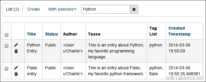 向列表视图添加搜索和过滤