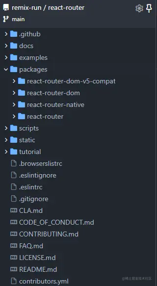 react-router项目结构