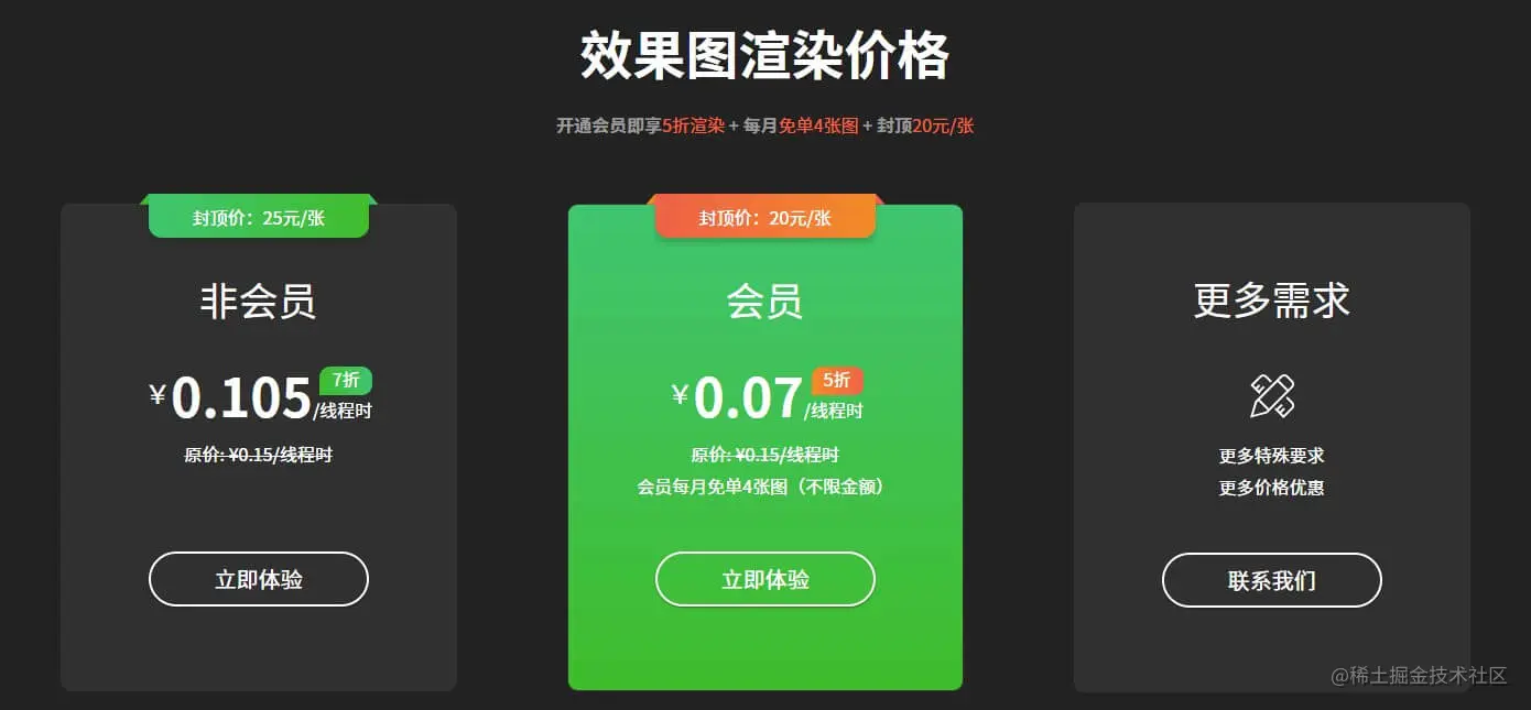 瑞云渲染效果图渲染价格