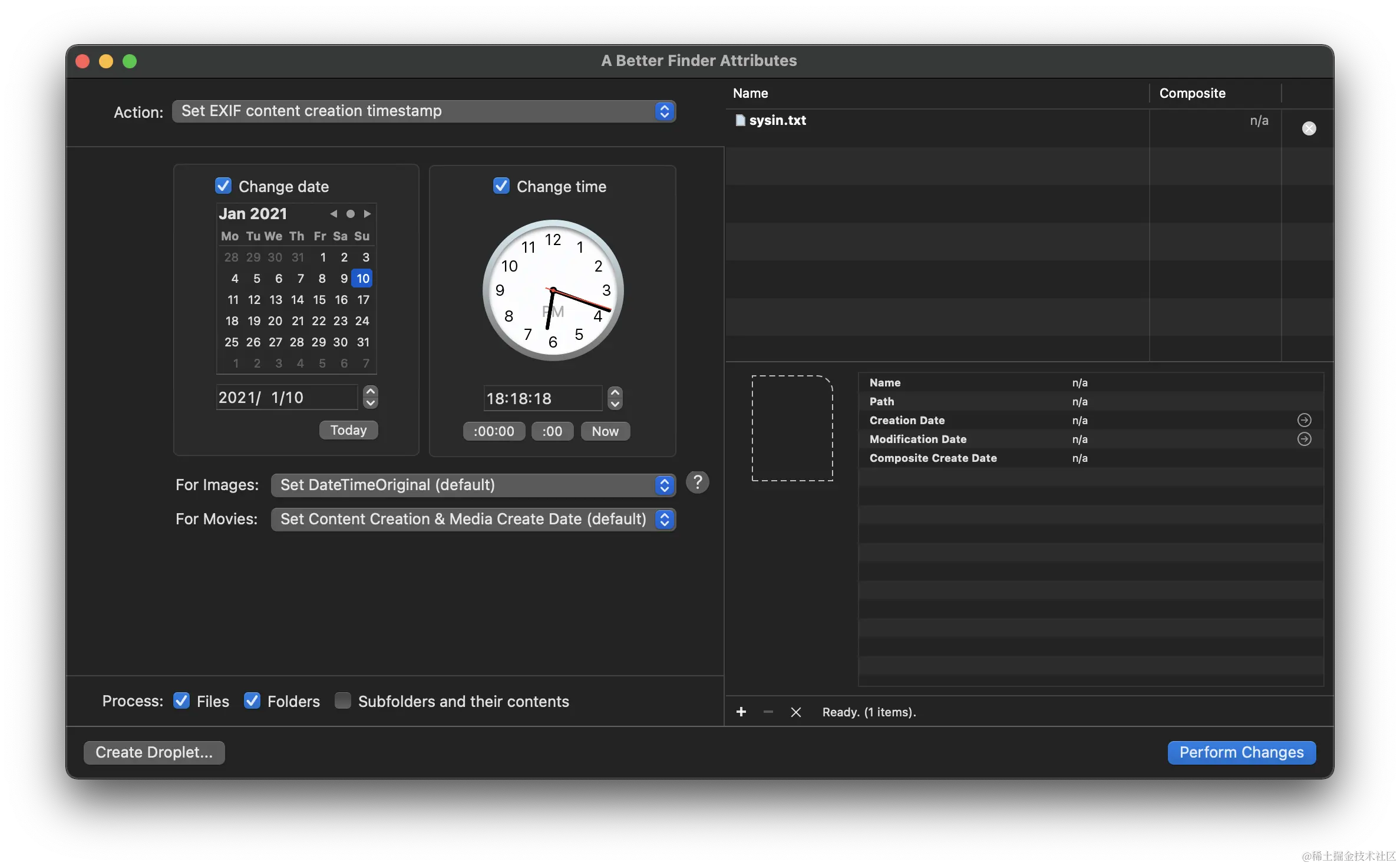A Better Finder Attributes