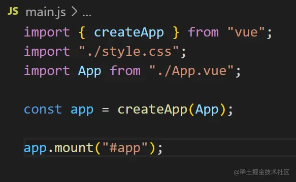 修改后的 main.js 内容示例