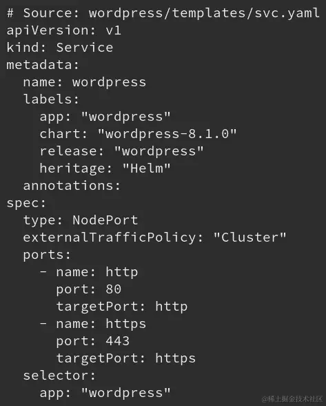 图 3.14 - 将类型设置为 NodePort