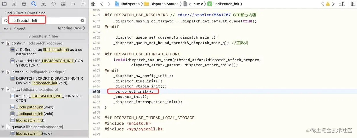 libdispatch_init源码实现