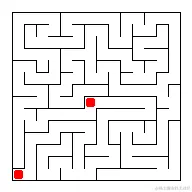 14×14 完美迷宫