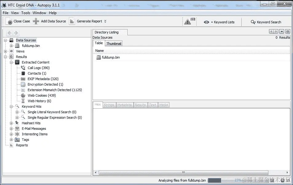 在 Autopsy 中创建案例