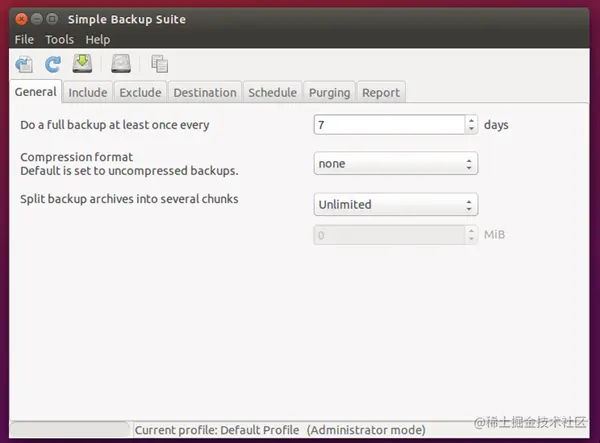 Simple Backup Suite(sbackup)