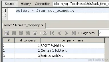 CompanyDaoTests.testMerge 测试用例的结果