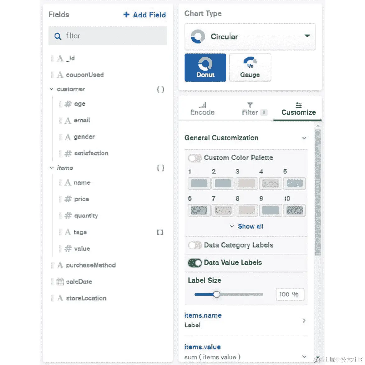图 12.62：自定义数据标签