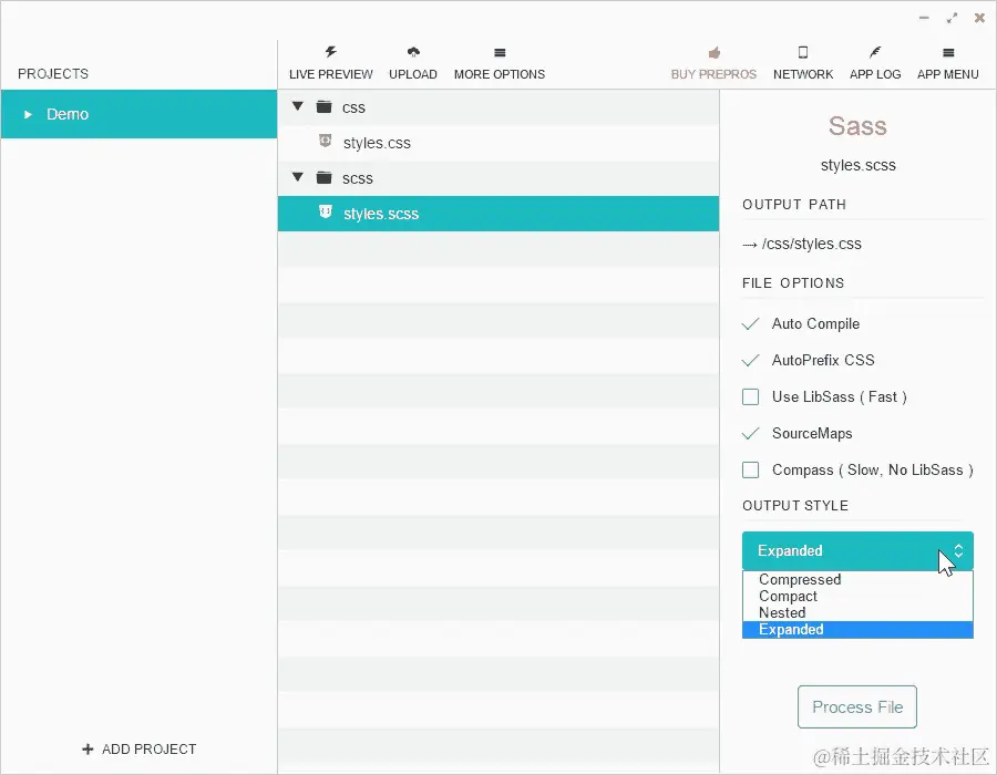 Prepros 应用程序