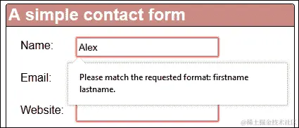 从简单的 HTML5 验证开始