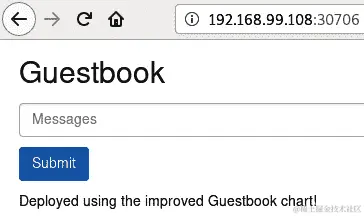 图 5.12：在预回滚生命周期阶段完成后的 Guestbook 前端