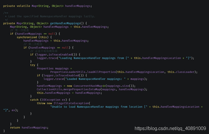 spring双重锁源码