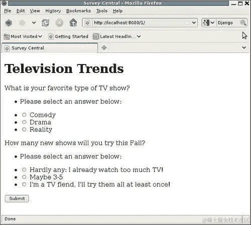 重温第七章的投票表单