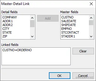 FastReport VCL/FMX示例：Delphi/Lazarus中的两级数据（主-从）报表