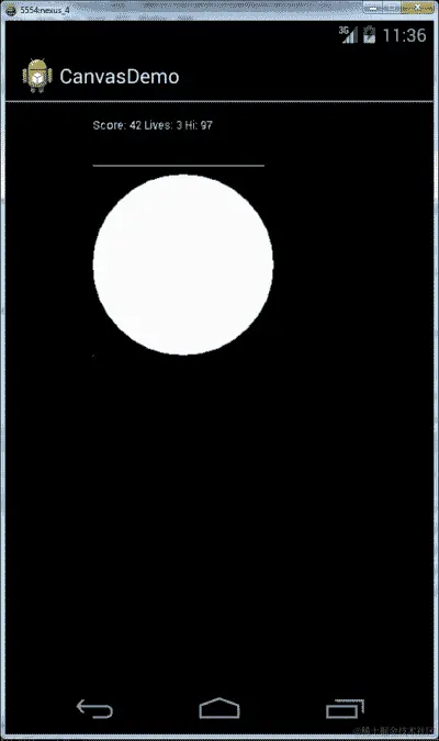 Android Canvas demo app