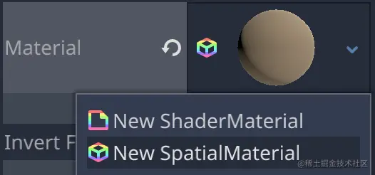 New SpatialMaterial选项