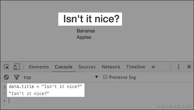 使用开发者工具分析数据绑定