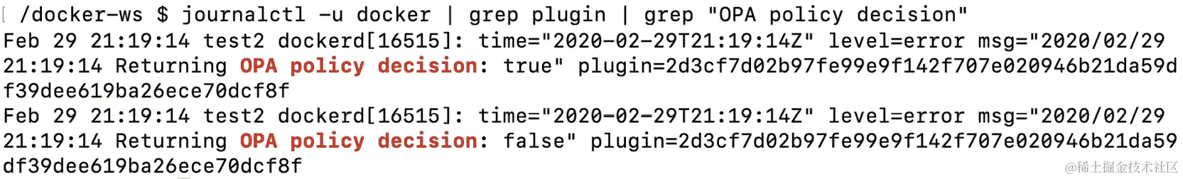 图 15.4：插件日志