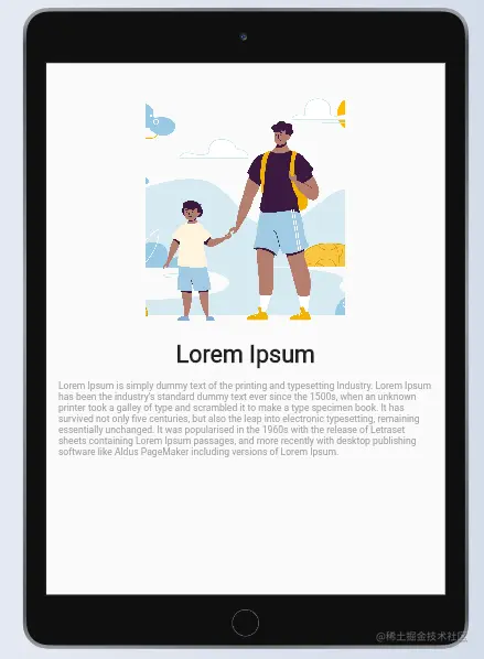 Flutter Responsive Design Tablet After