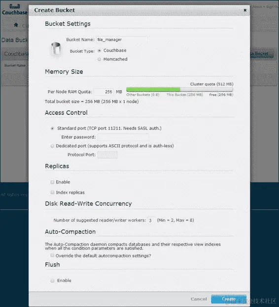 设置我们的数据存储