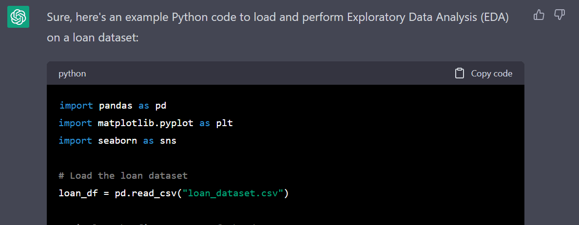 用于 EDA 的 Python 代码