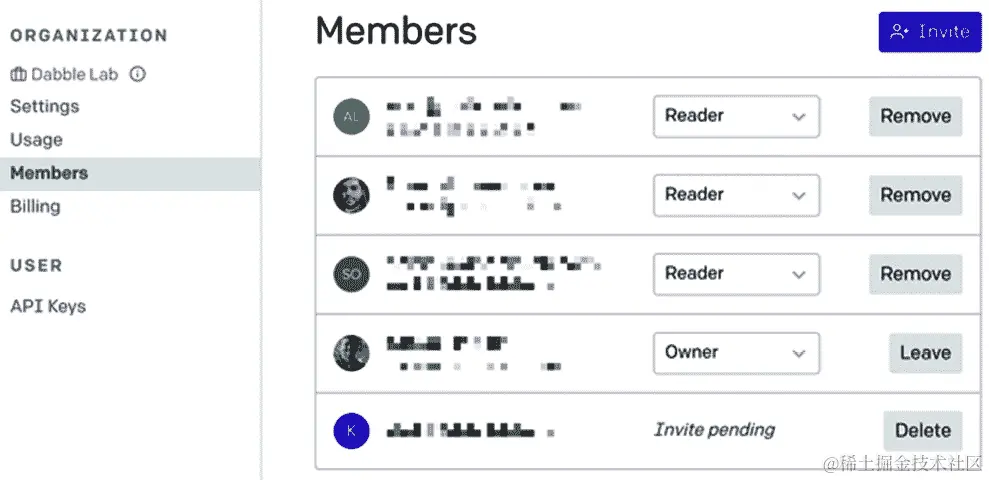图 3.5 – 成员管理