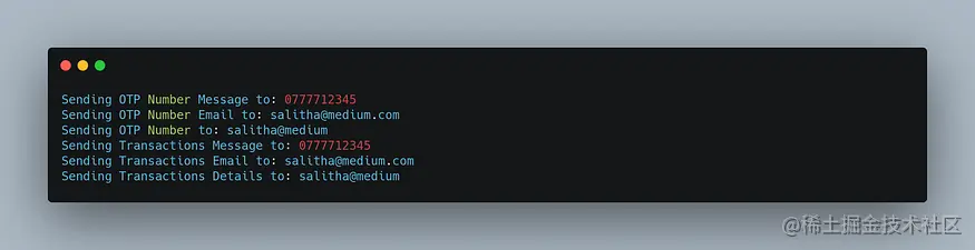 客户端代码的结果