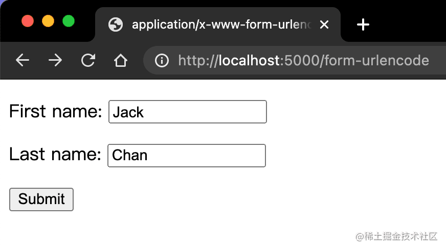 Content-type request headers and nodeJs parse request parameters are ...
