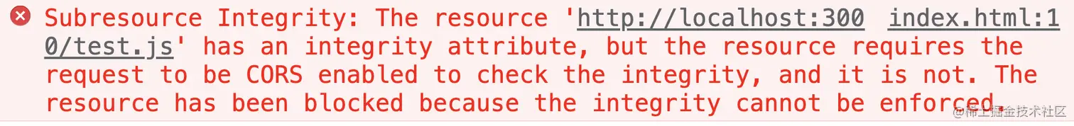 不支持跨域资源共享的错误展示