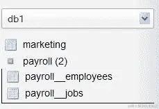 数据库中表格的嵌套显示
