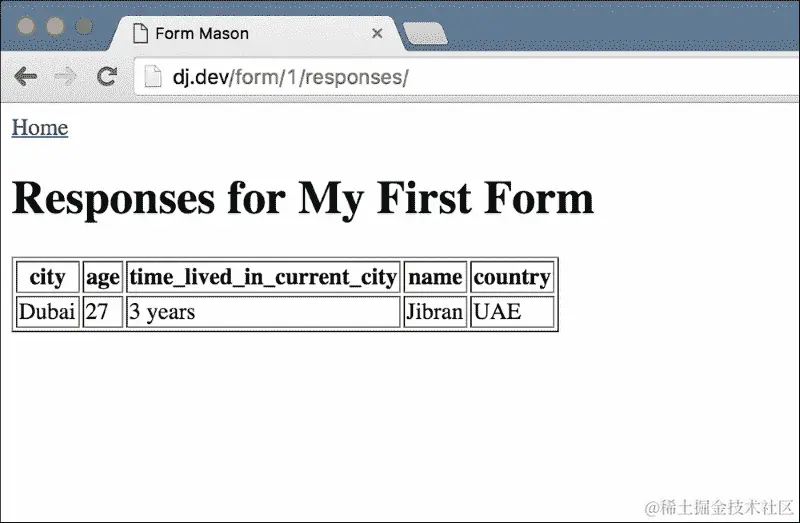改进的响应列表
