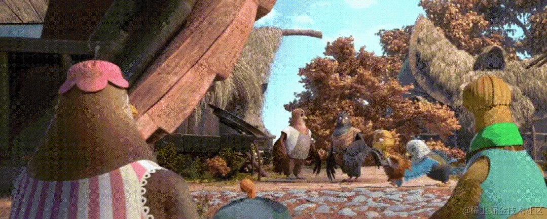 《老鹰抓小鸡》脚步制作 - 瑞云渲染