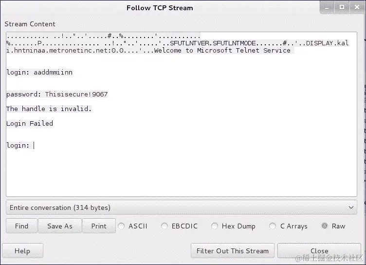 嗅探未加密的流量