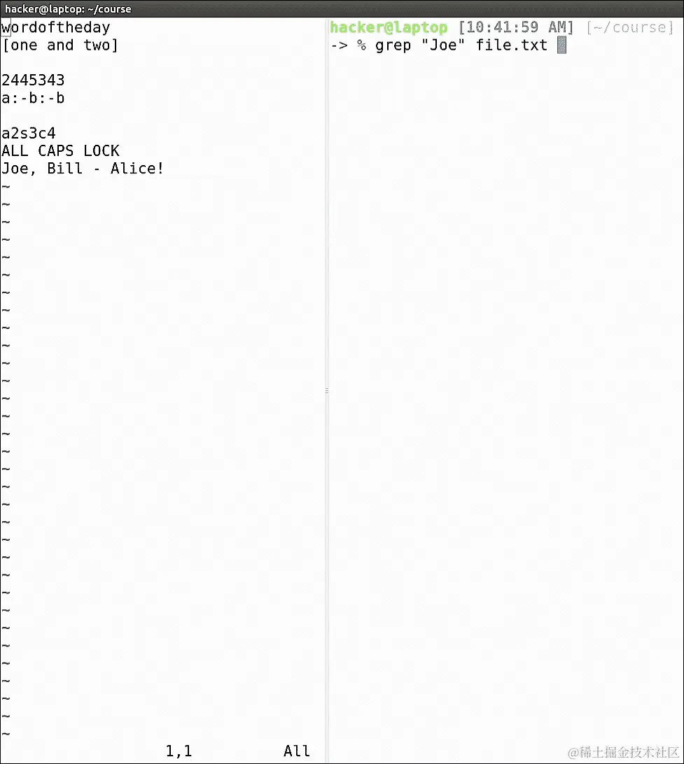 基本正则表达式