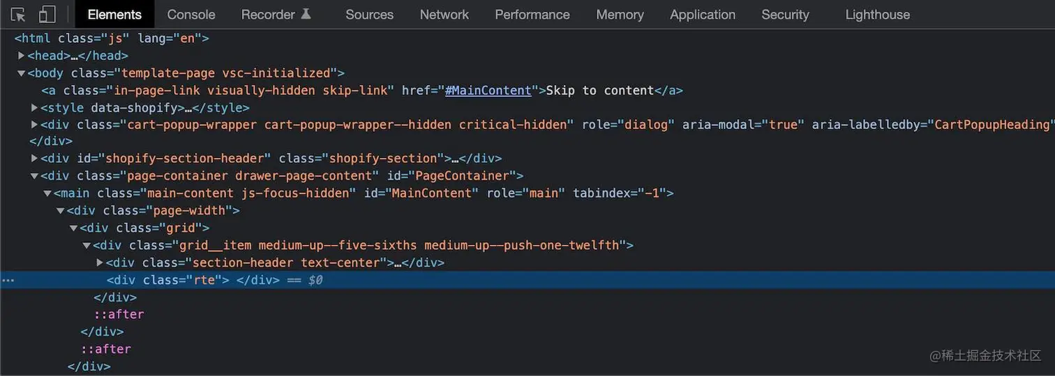 图3.5 – 页面中空元素的示例