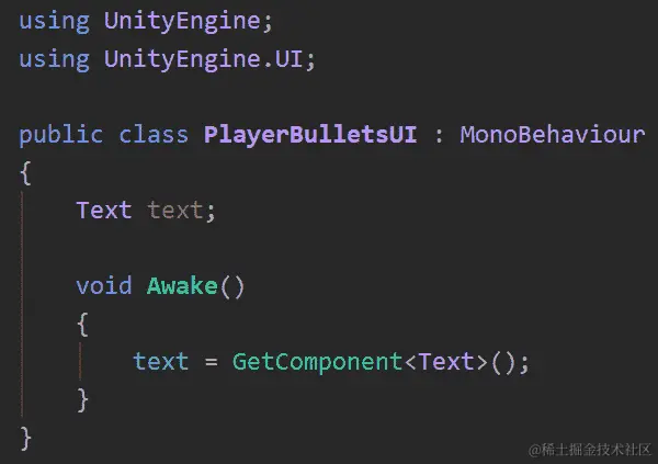 图 17.10 - 缓存对我们自己的文本组件的引用