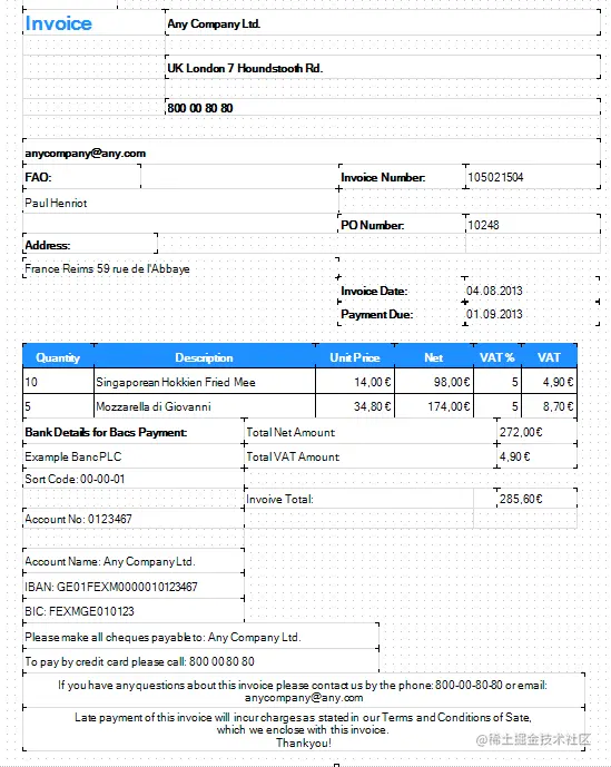 报告生成器FastReport .NET功能指南：来自 RTF 的即时报告