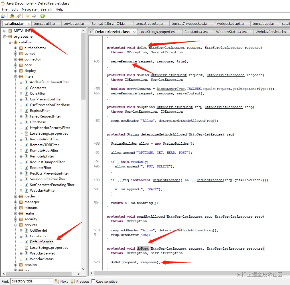 doPost和doGet方法