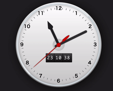 Straight-Ahead Action and Pose-to-Pose - CSS3 Working Clock