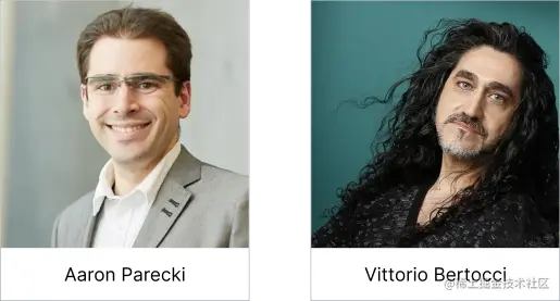 Developer Day speakers Aaron Parecki and Vittorio Bertocci