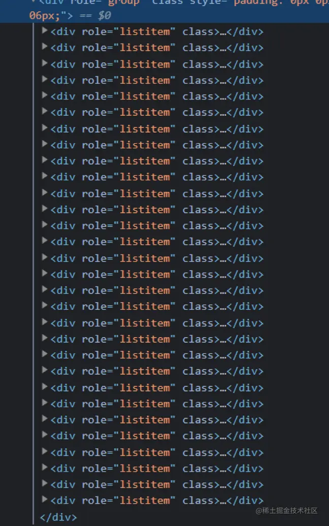 Virtual Scroll Item Render Order